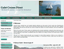 Tablet Screenshot of guletcruisesdirect.com